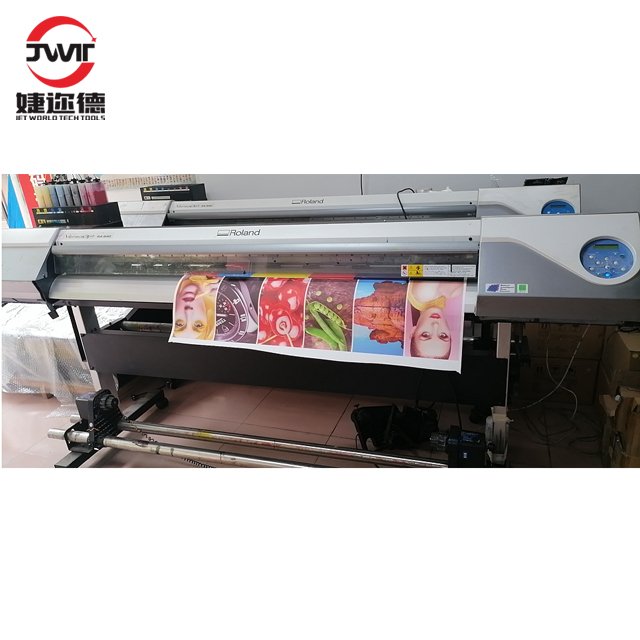 Second hand original roland RF-640A printer flex banner printing