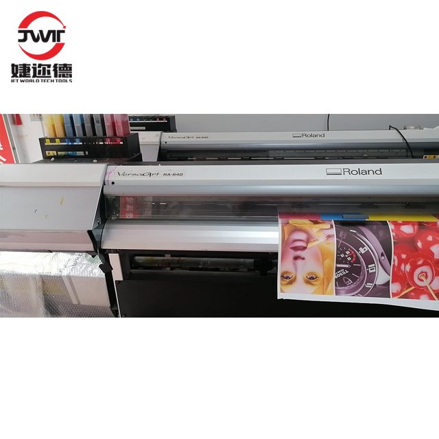 Second hand original roland RF-640A printer flex banner printing