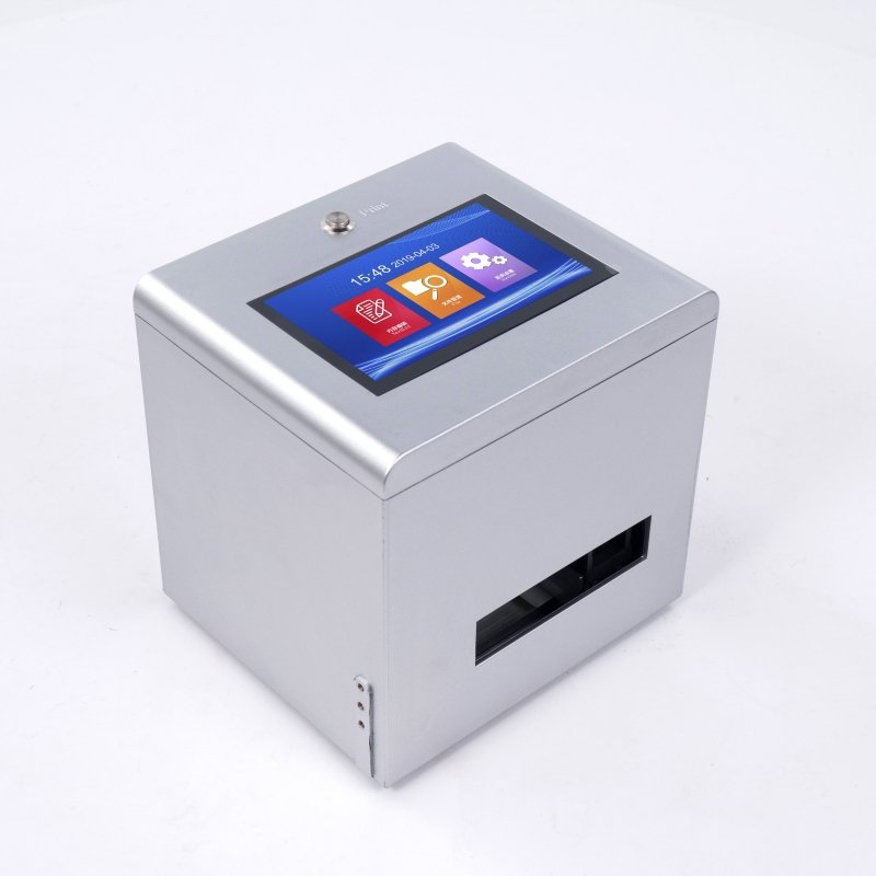 NEBR Compatible Date Barcode QR Code Small Desktop Touch Screen Intelligence Static Inkjet Printer