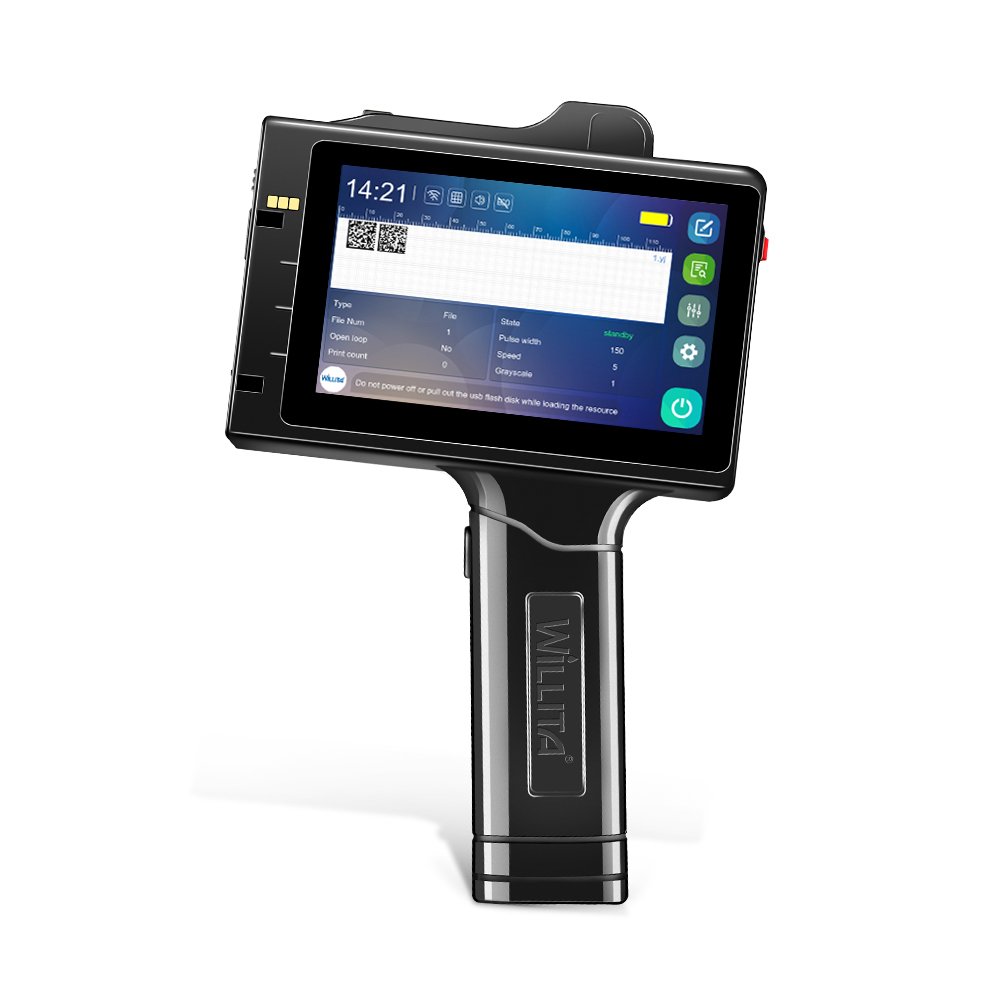 Semi-automatic Industrial Handheld Portable Uv Inkjet Expiry Date Printer