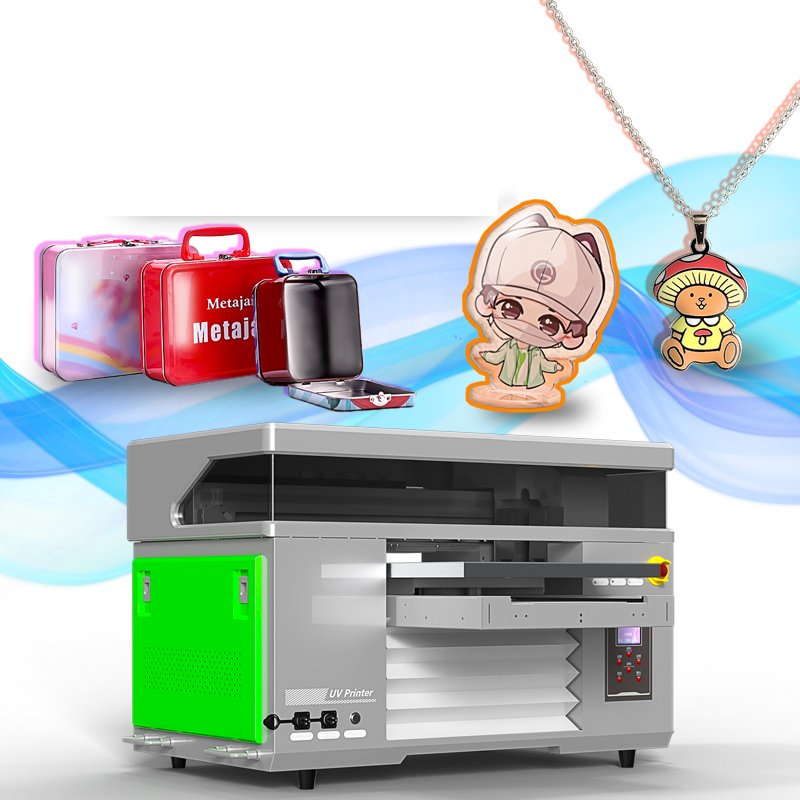Latest A1 A2 A3 3050 5060 4060 6090UV printer optional CCD visual positioning badge Lego flatbed printer 4060UV inkjet printer