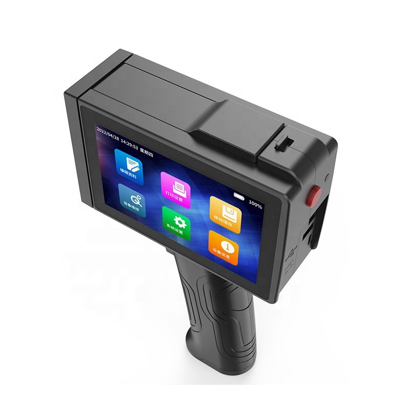 LOGO Printer Hand Jet Printer Portable Code Handheld Inkjet Printer Hand Digital Time Expiry Date /Plastic Bottle