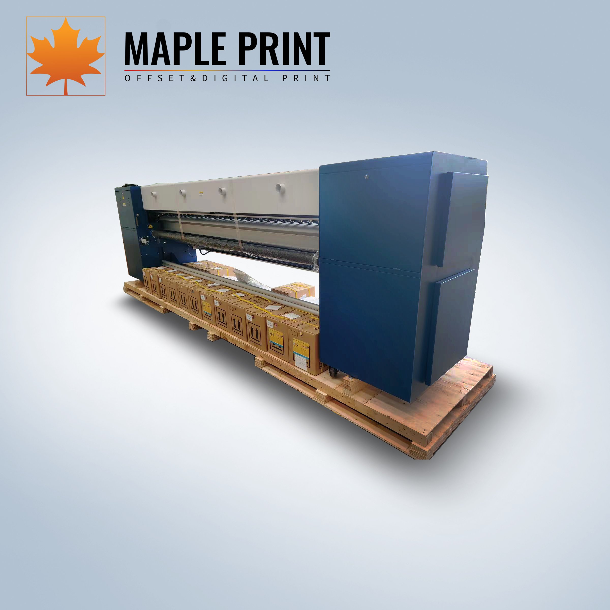 Inkjet Printer with 508GS printhead 4 or 8 pcs for outdoor material advertisement