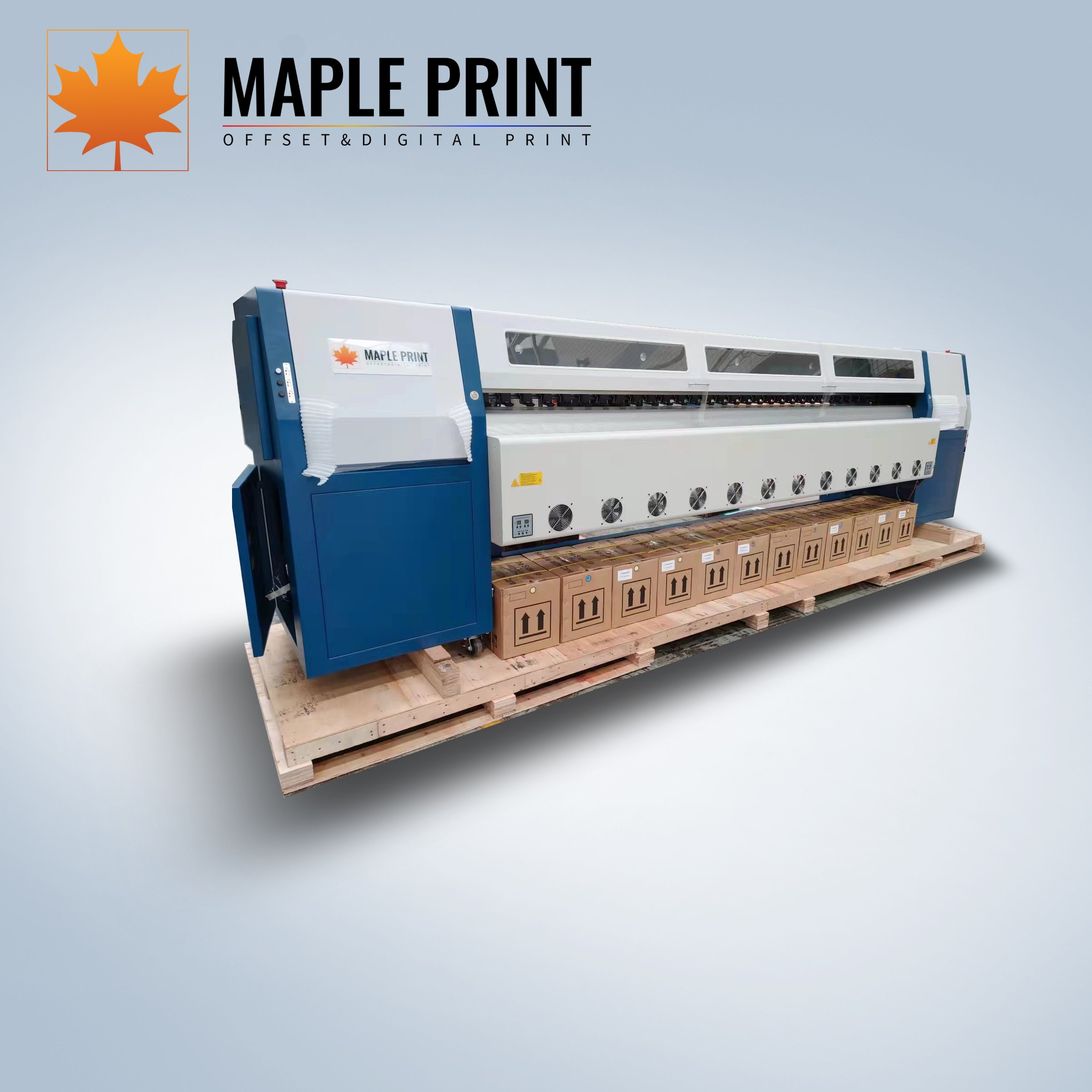 Inkjet Printer with 508GS printhead 4 or 8 pcs for outdoor material advertisement
