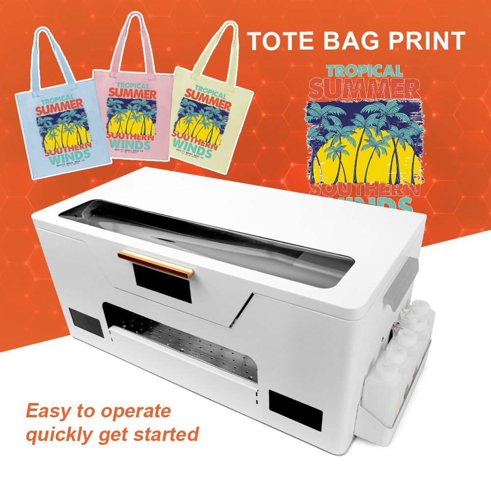 dtf printer set heat transfer a3 dtf film printer for t-shirt printing epson ink heat transfer printer for textile dtf printing