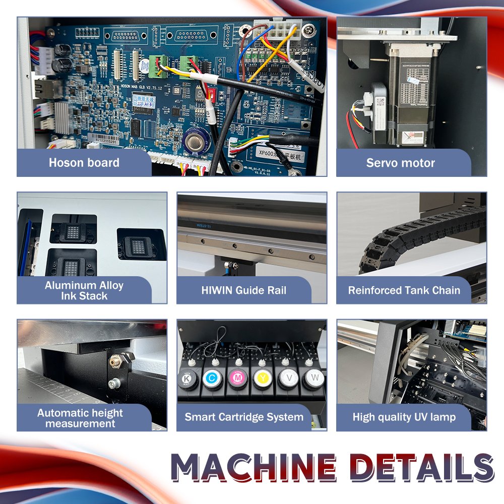 SHD-6090UV Flatbed UV Printer 6090 I3200 High Quality Printer