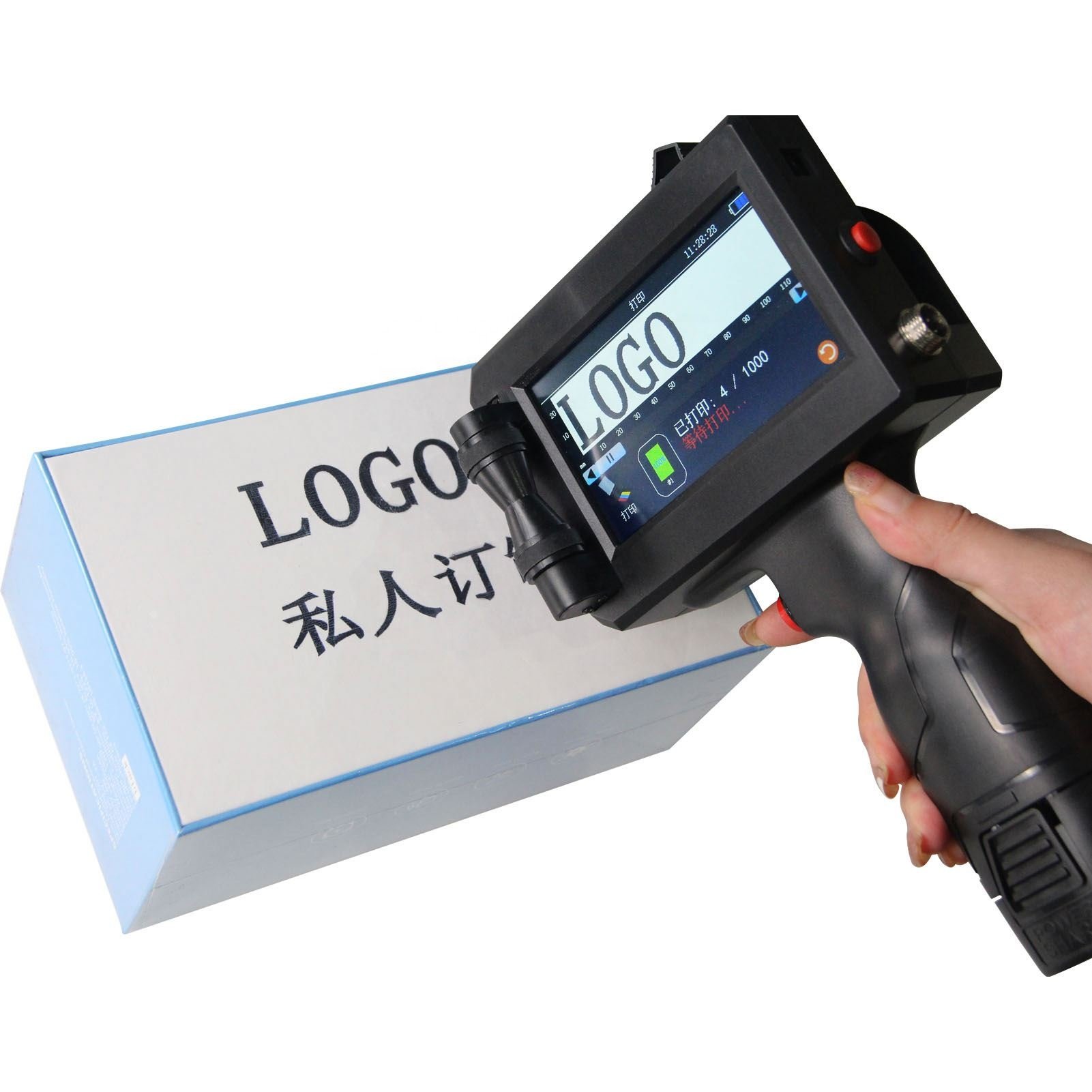 Handheld Inkjet Printer Print Date Coder Batch Batch Number Inkjet Carton Outer Packaging Box Inkjet Gun