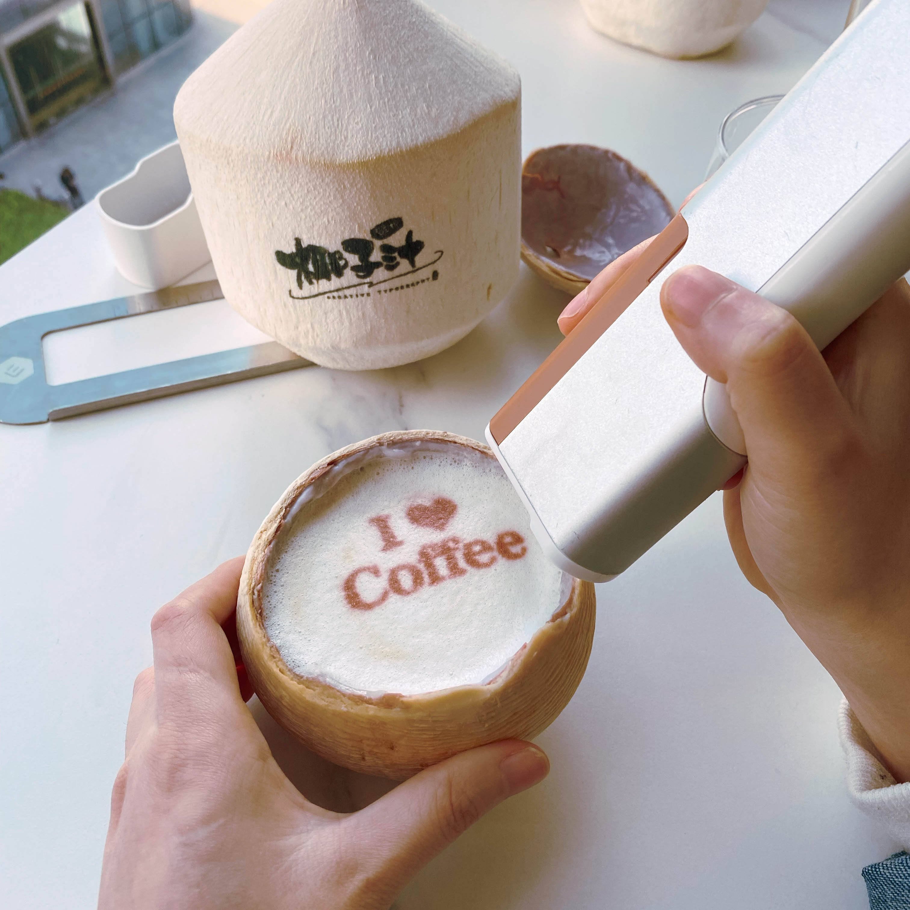 Edible Food Printer Tattoo Expiry Date Inkjet Printer Printpen Digital Handheld Portable Coffee Cake Macaron DIY Printer