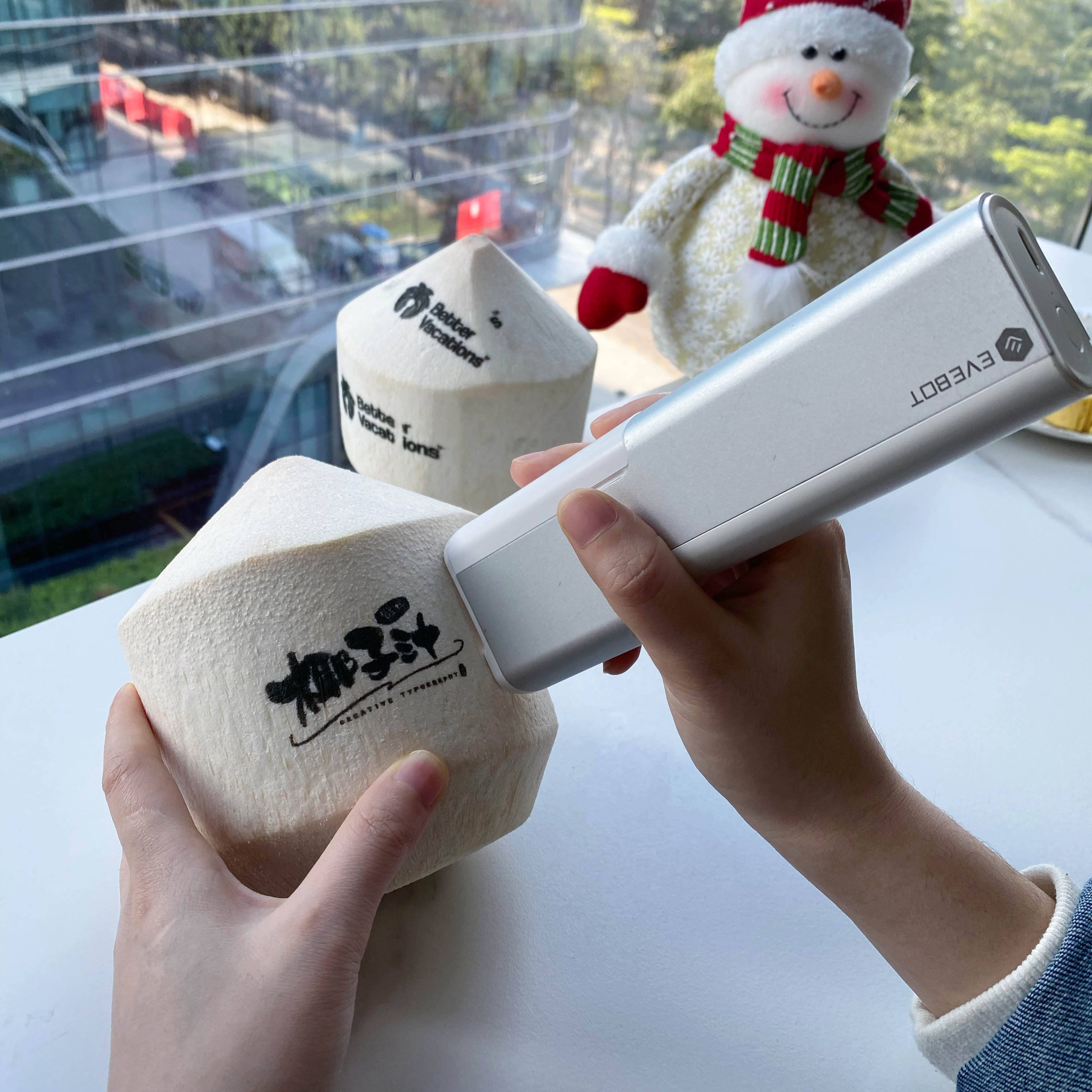 Edible Food Printer Tattoo Expiry Date Inkjet Printer Printpen Digital Handheld Portable Coffee Cake Macaron DIY Printer