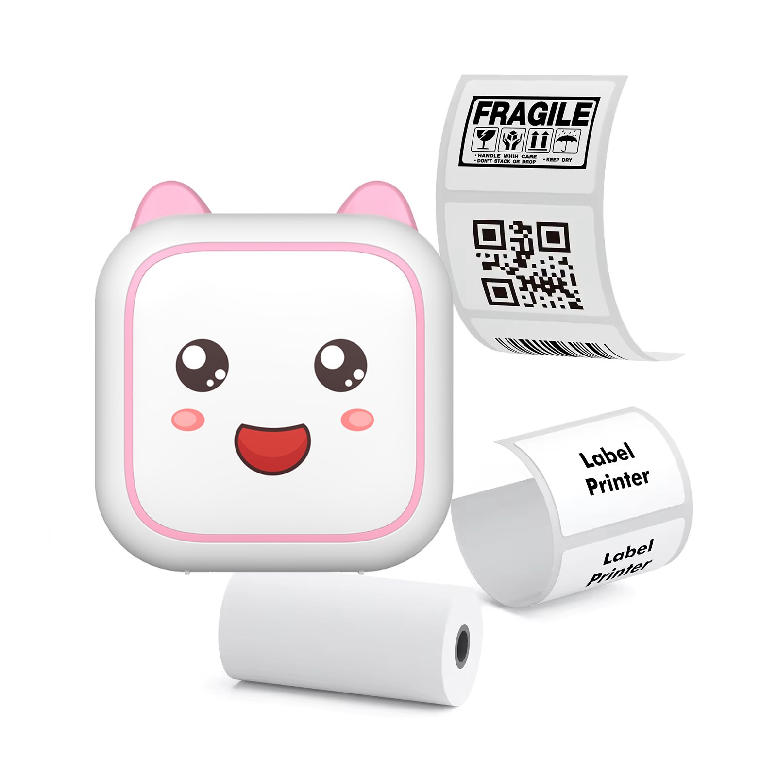 Discount Adhesive label printing machine Wireless thermal paper Phone sticker image Printer