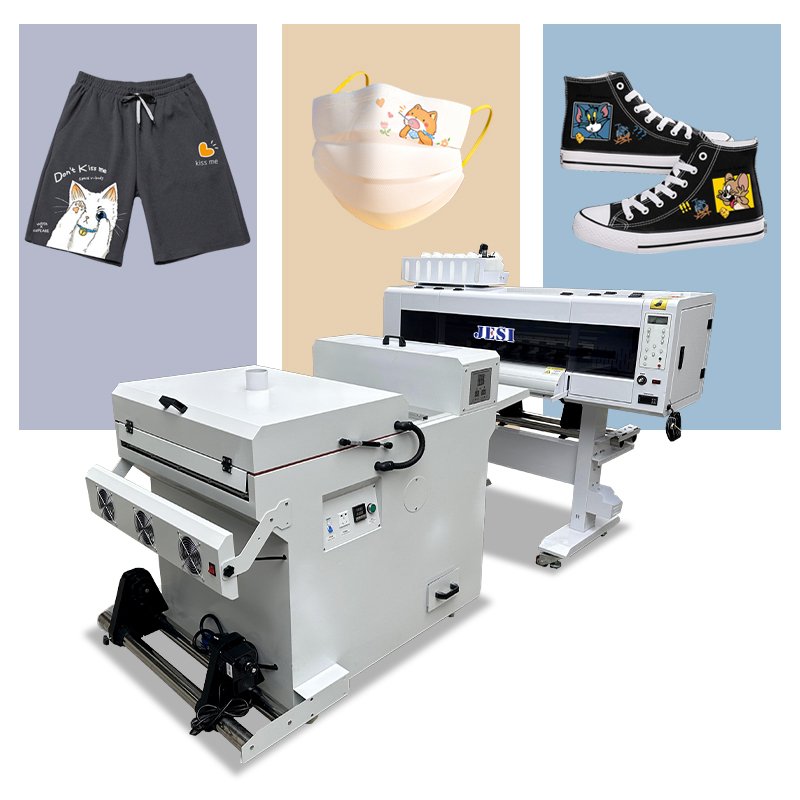 JESI 60 dtf powder shaker for dtf printing machine powder shaker with guide belt pet film printer dtf inkjet printer