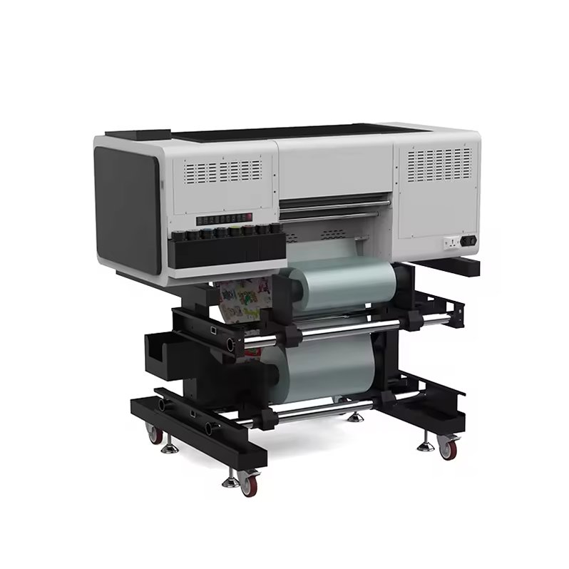 Unic Uv Inkjet Printer Roll To Roll 30cm Uv Dtf Printer With Laminator Uv Dtf Stickers Printer