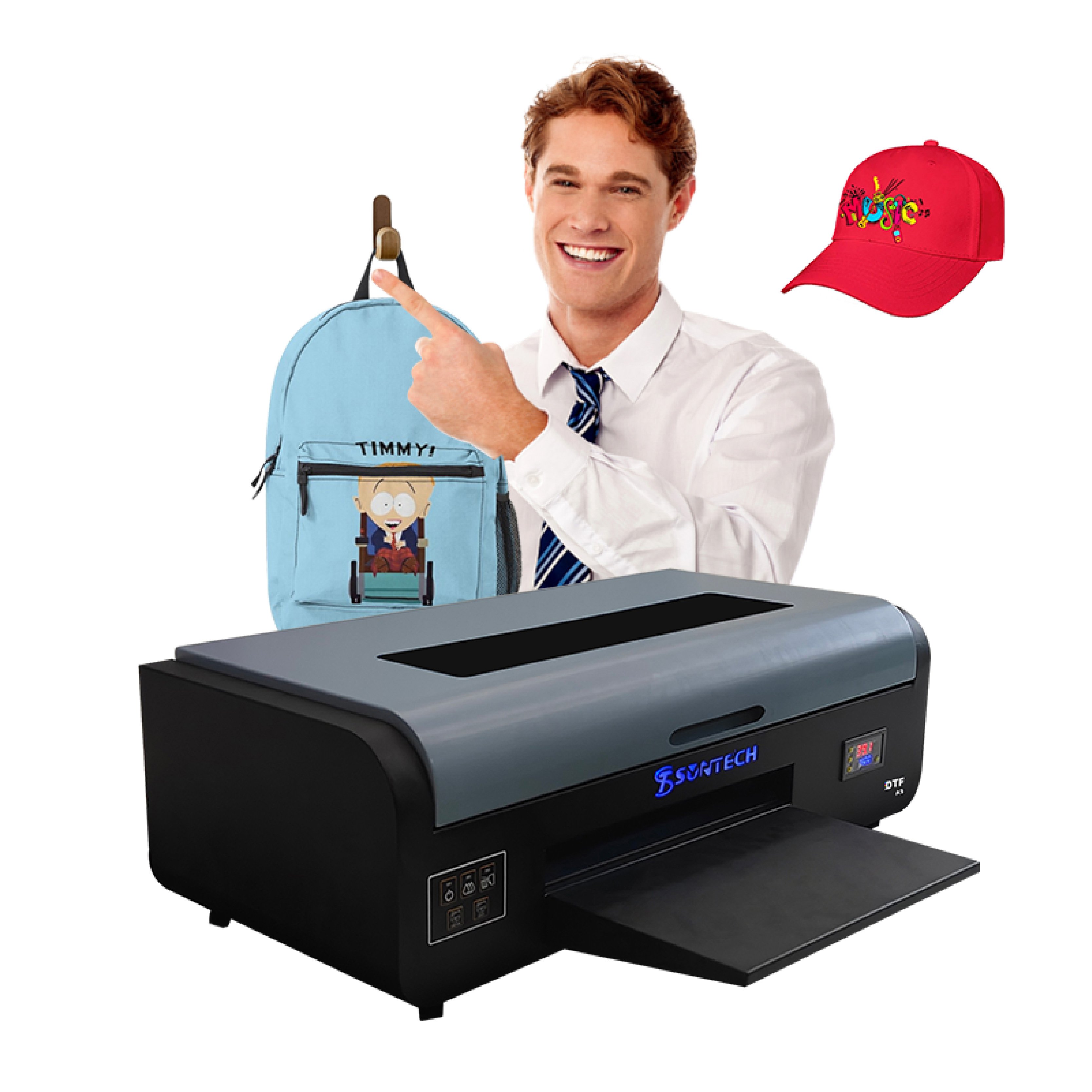 A3printer/a4pritner Dtf Printer Set Inkjet Printers Shenzhen Provided 18 Automatic Hand Held Inkjet Printer Suntech 13 Months