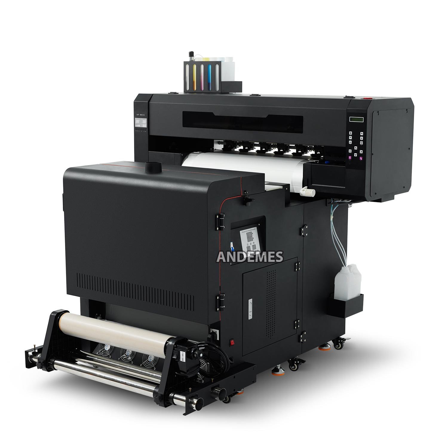DTF Inkjet Film Tshirt Printing Machine Heat Transfer Roll To Roll Print Head A1 24inch DTF Printer i3200 heads