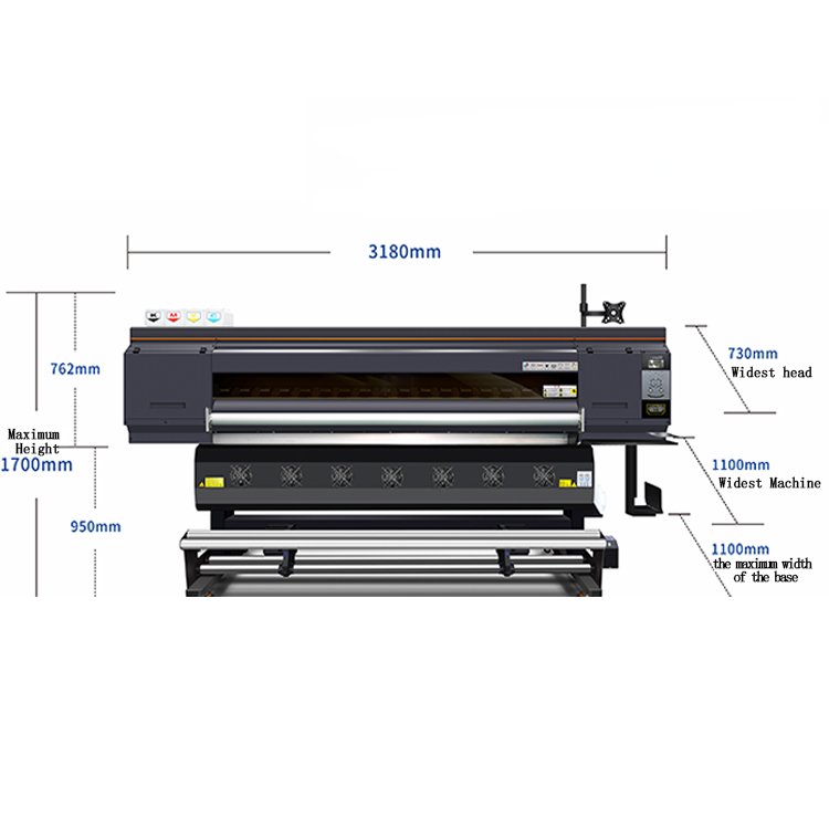 Sublimation Printer I3200*3 Heads Dye Direct Textile Sublimation printer