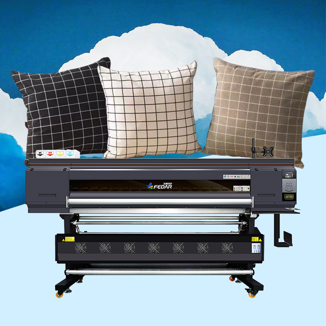 Sublimation Printer I3200*3 Heads Dye Direct Textile Sublimation printer