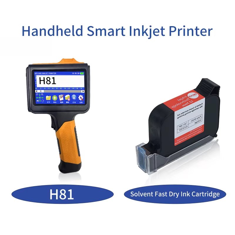Portable handjet inkjet printers Automatic Handheld Printer With Ce High Definition Date Batch Code best before date printer