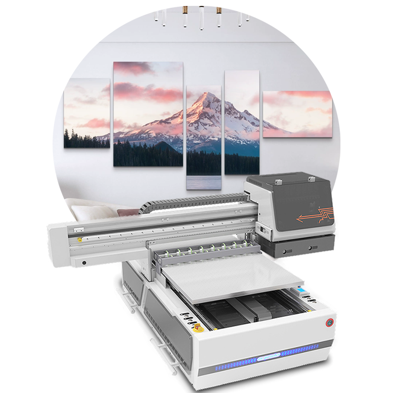 New UV flatbed printer 6090 UV printer, printing ceramics, building blocks, small gifts, oil painting, A1 UV inkjet printer
