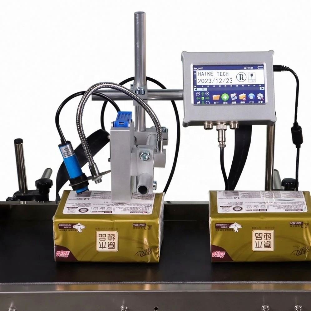 Industrial Batch Coding Machine Automatic Online Inkjet Printer Tij Lot Number Printer Expiry Date Stamp for Packing