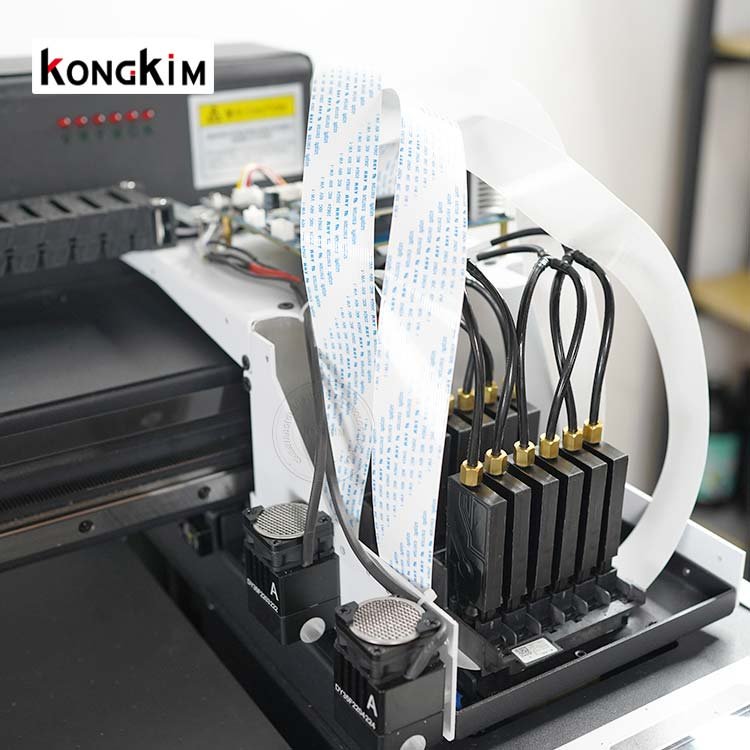 Professional Small Digital 6 Colors UV Inkjet Printer 6090 UV Varnish Label Machine Printer Product