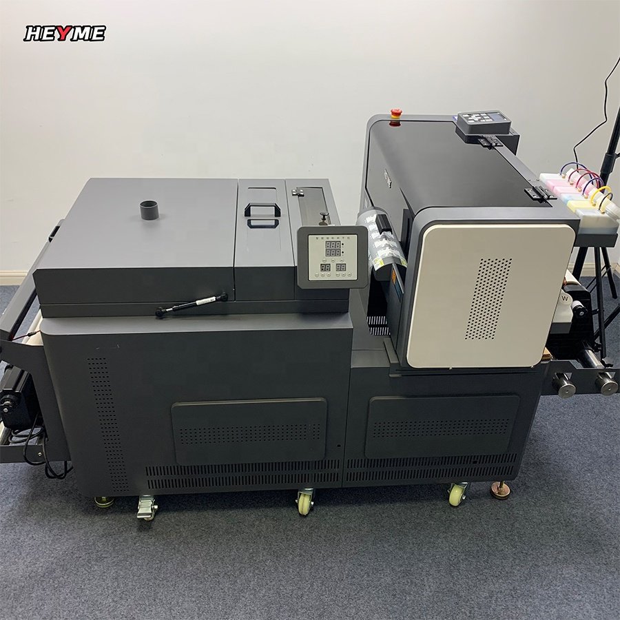 New 24 inch 60cm 70cm double head a2 commercial pet film inkjet printers shaker system bundle kit dtf printer with powder