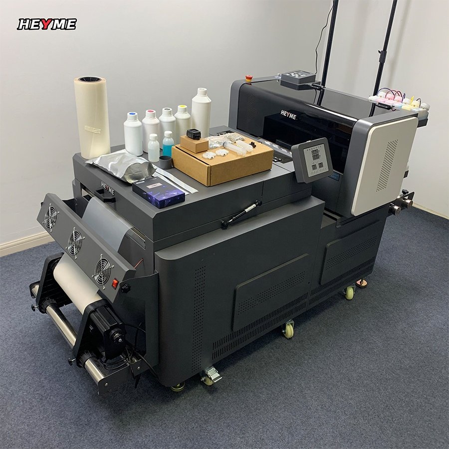 New 24 inch 60cm 70cm double head a2 commercial pet film inkjet printers shaker system bundle kit dtf printer with powder