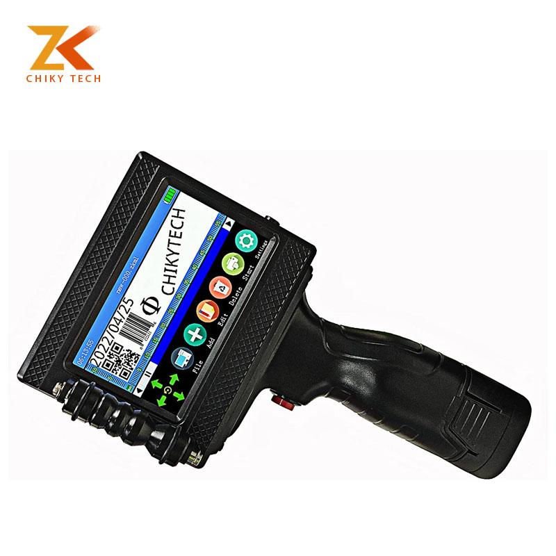 Manufacture Continous Double Nozzle Portable Handheld Inkjet Printer For Expiry Date