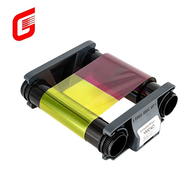 Evolis Badgy100 Badgy200 printer CBGR0100C YMCKO Compatible Ribbon Color 100 prints