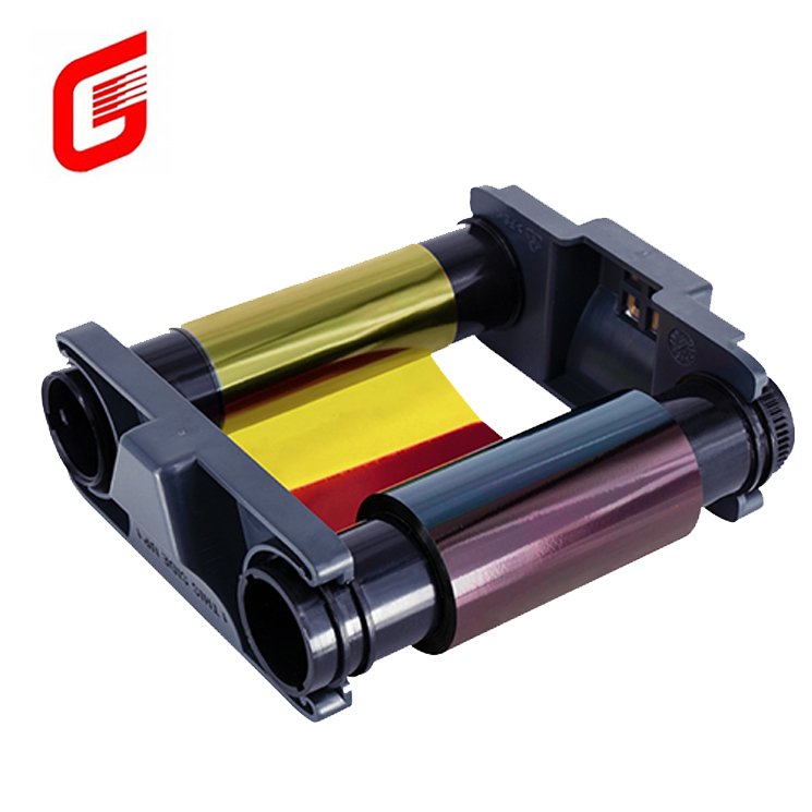 Evolis Badgy100 Badgy200 printer CBGR0100C YMCKO Compatible Ribbon Color 100 prints