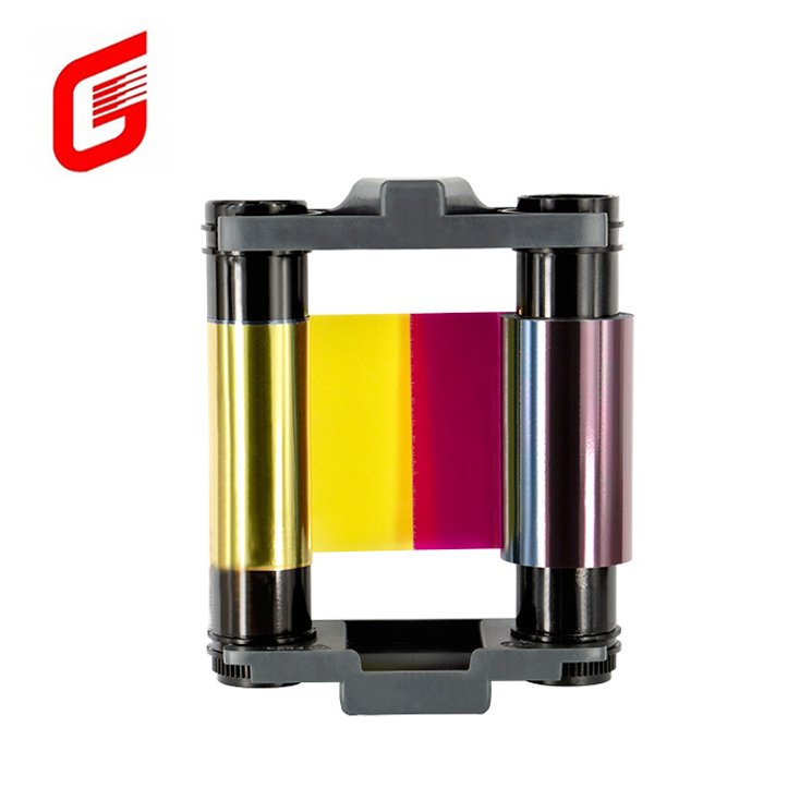 Evolis Badgy100 Badgy200 printer CBGR0100C YMCKO Compatible Ribbon Color 100 prints