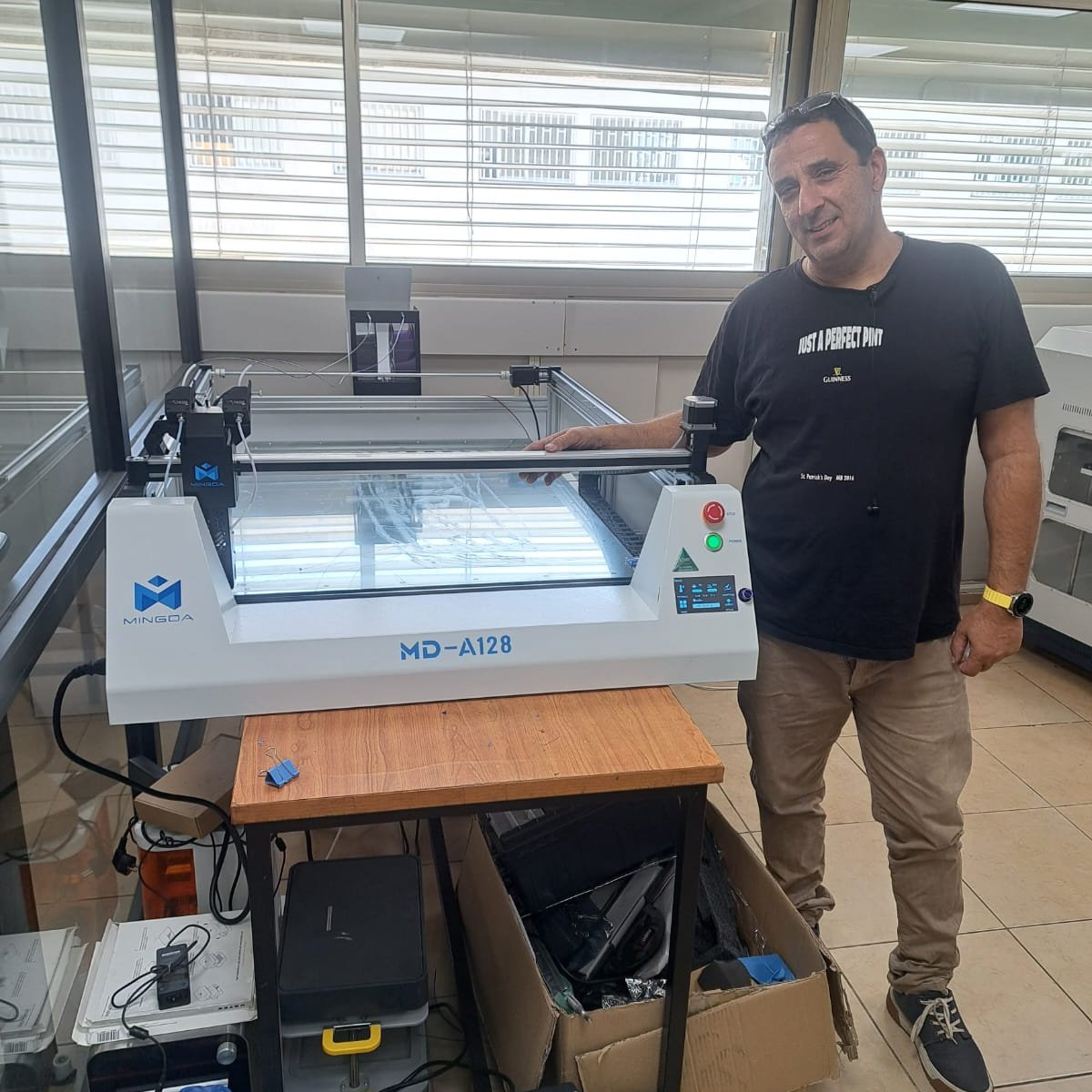 MD-A128 high speed 1200*800mm letters machine 3d printer for advertising