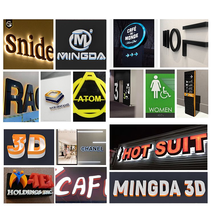 MD-A128 high speed 1200*800mm letters machine 3d printer for advertising