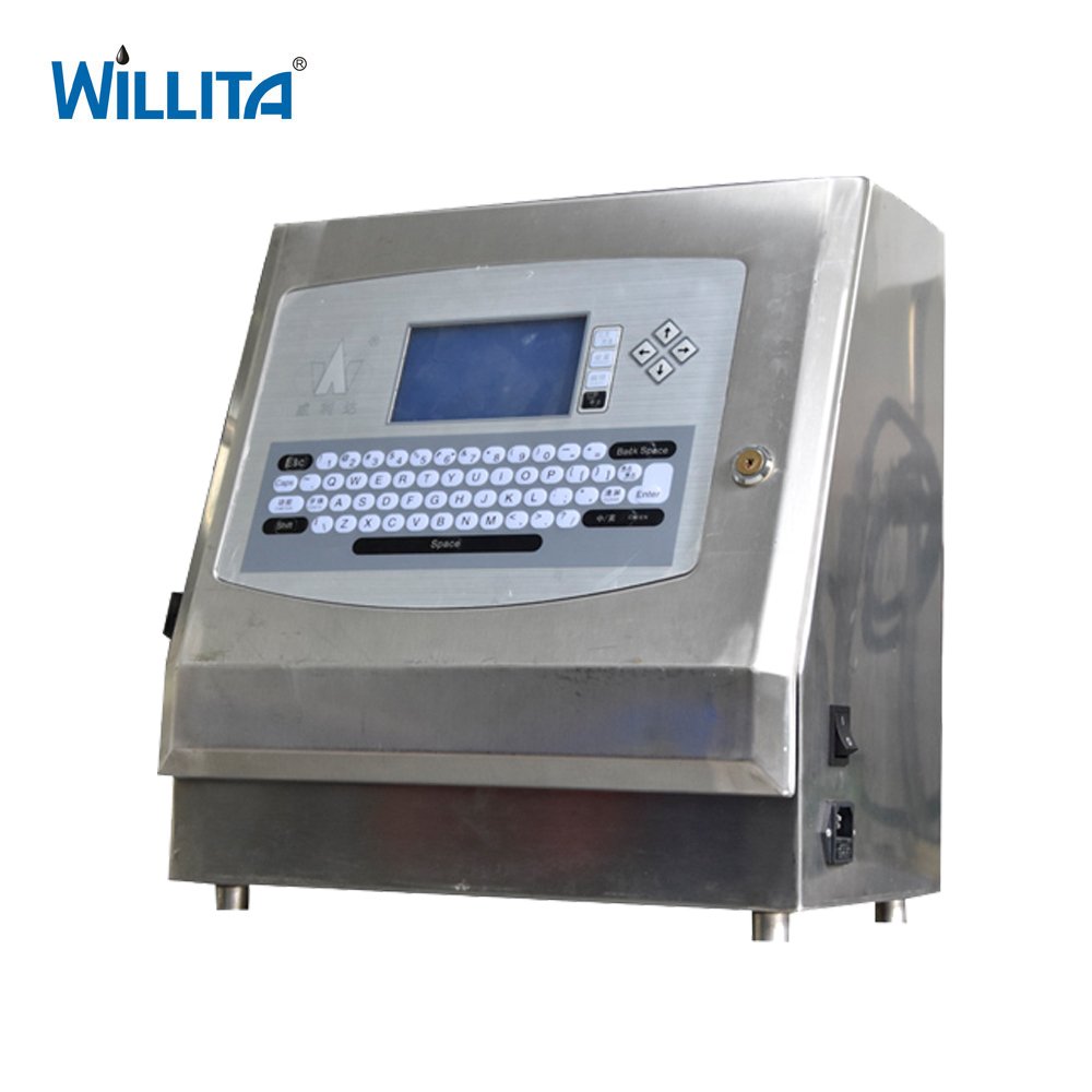 High Speed Cij Industrial Marking Machine High Configuration Small Characters Continuous Batch Inkjet Code Date Printer
