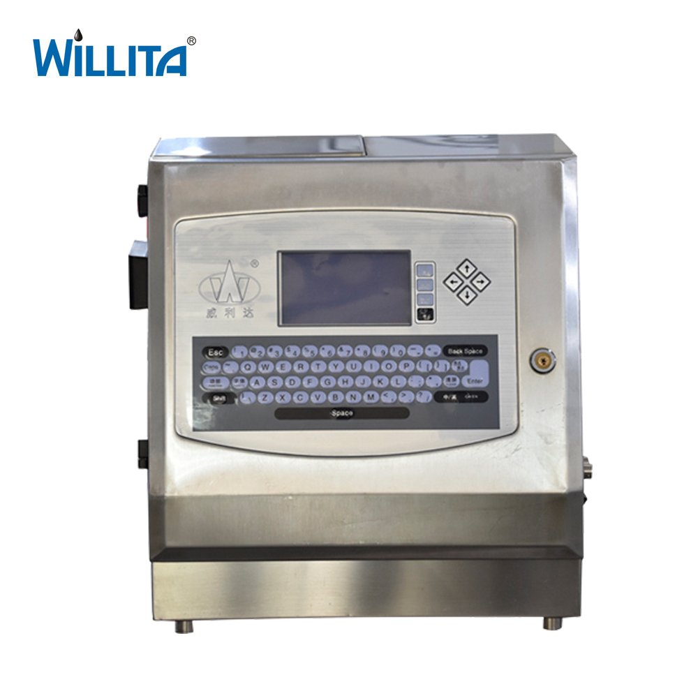 High Speed Cij Industrial Marking Machine High Configuration Small Characters Continuous Batch Inkjet Code Date Printer