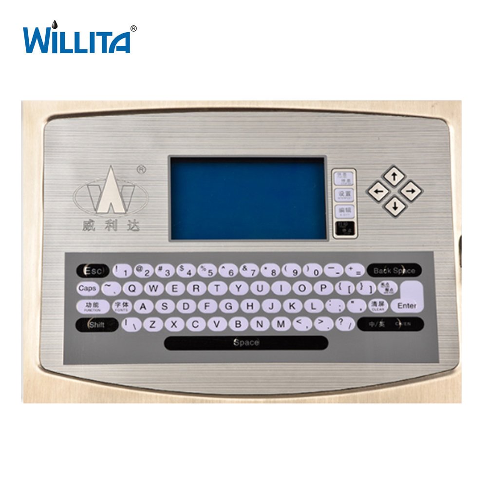 High Speed Cij Industrial Marking Machine High Configuration Small Characters Continuous Batch Inkjet Code Date Printer