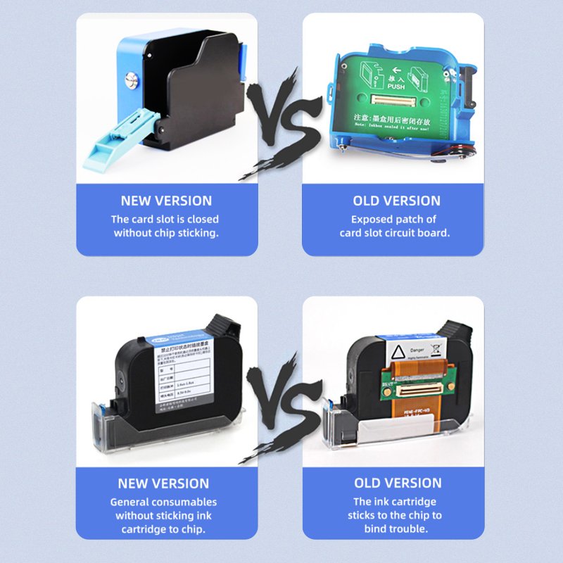 Handheld Inkjet Printer 600dpi 12 7mm Black Yellow Green Print Red White USB Blue Stone Letters Metal Key