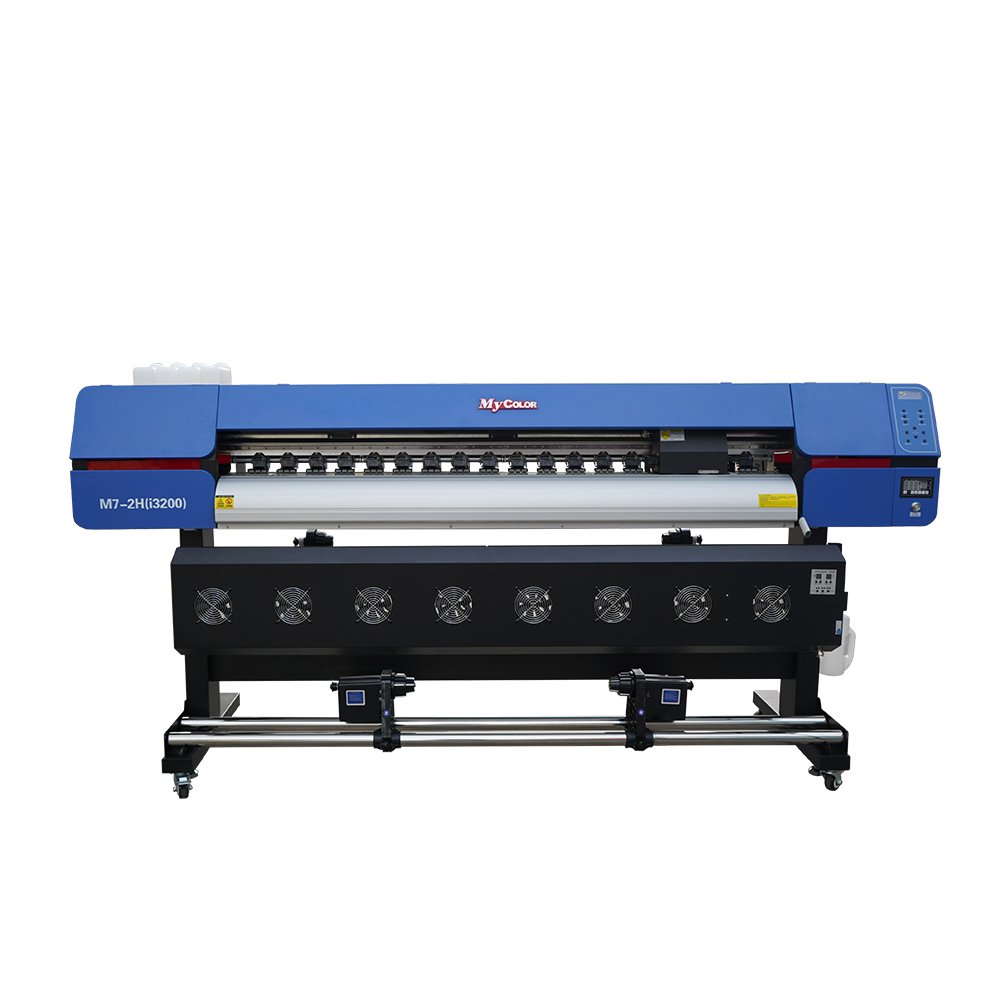 6ft Roll to Roll UV Printer with Three I3200 Hoson Board Inkjet Plotter Large Format Digital Printing Machine Banner Printer 210