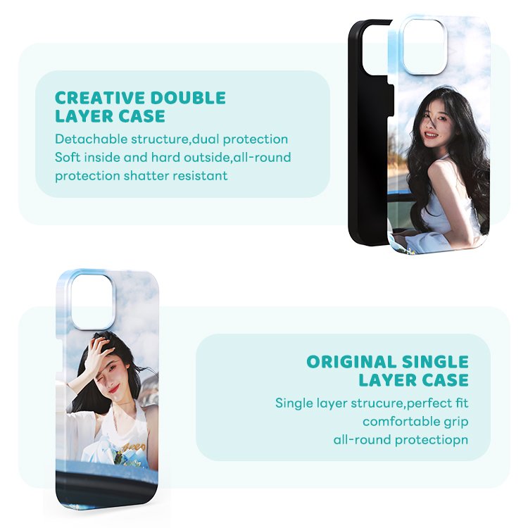 TuoLi Mobile Cover Skin DIY Mini Printer 3D Sublimation Vacuum Press Photo Printing Personalized Phone Case Custom Machine