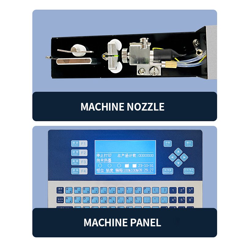 Factory Direct Sale Continuous Small Character Inkjet Printer Automatic Cij Jet Printer
