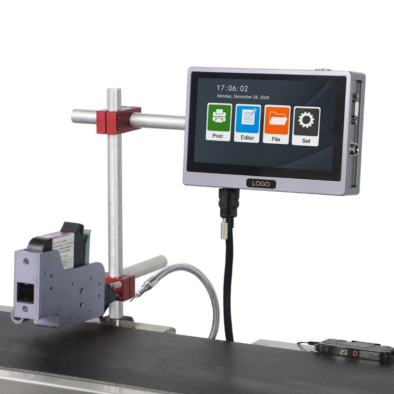 Hot Sale Inkjet Printer OEM ODM Service Provided Automatic TIJ Printer Yaomatec Factory Price Tij Online Inkjet Printer F 1set