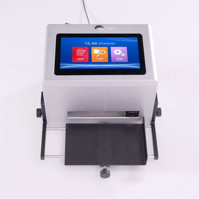 Plastic Bag Bottle Manual Mfg Exp Digital Bar QR Date Code Desktop Intelligent Static Inkjet Printer