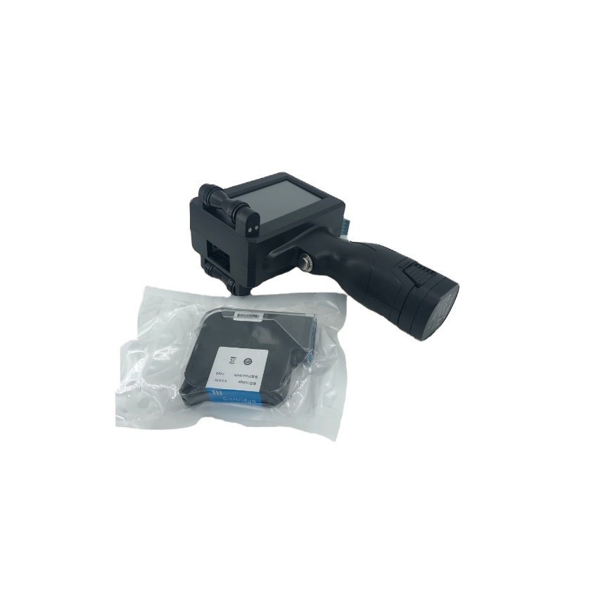 New Batch Code Portable Handheld Inkjet Printing Machine for Fast Dry Batch Coder Egg Date Expiry Number Date TIJ 12.7MM 25.4MM