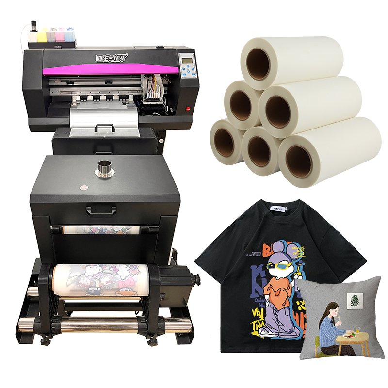 dtf printing machine with xp600 head 12in dtf printer for any fabric head trantsfer sublimation inkjet printer cmyk and white