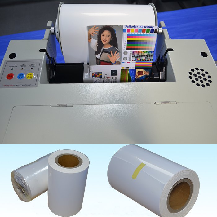 Fcolor Inkjet High Resolution Waterproof PET PVC Sticker A4 Roll Label Printer