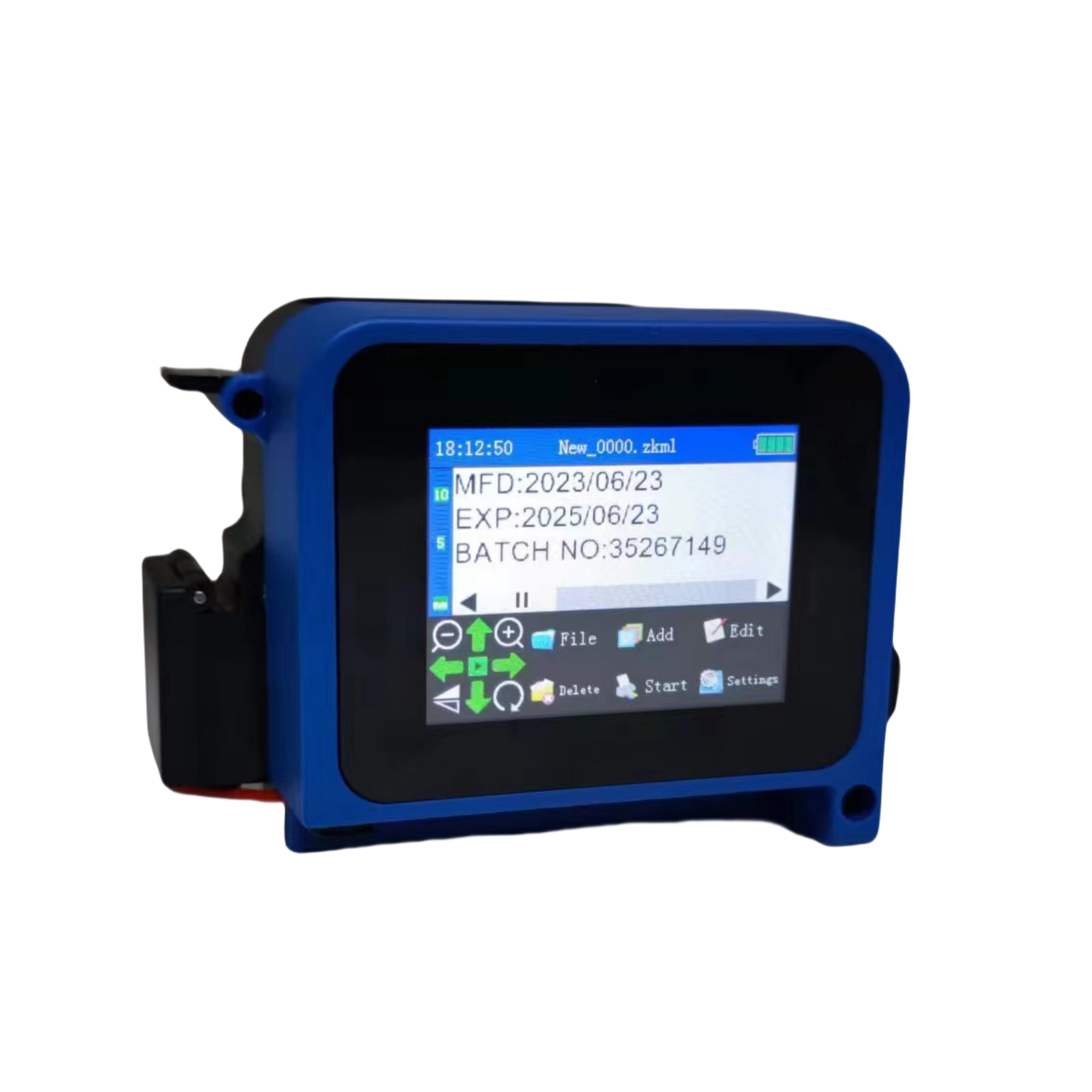 In Stock Portable Logo Printing Mini Inkjet Printer Batch Coding Machine For Pet Bottle