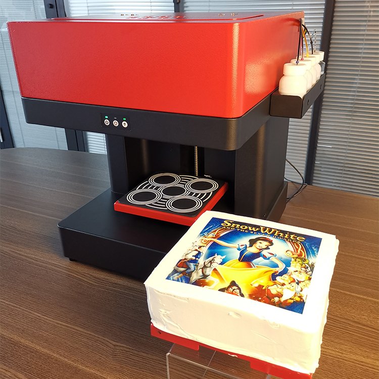 New Design Portable Automatic Colorful Inkjet Printers 3D Food Cake Selfie Coffee Printer Machine