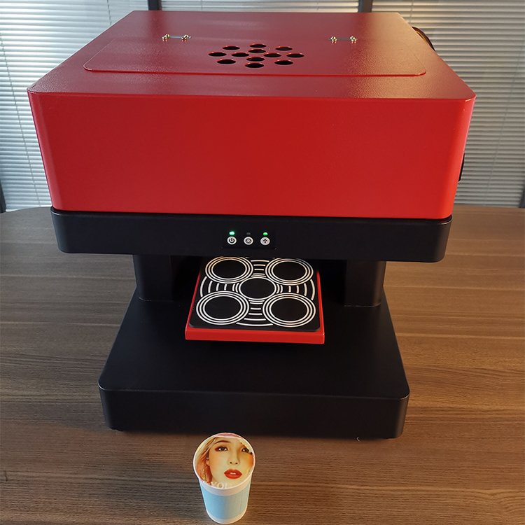 New Design Portable Automatic Colorful Inkjet Printers 3D Food Cake Selfie Coffee Printer Machine