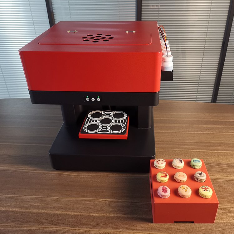 New Design Portable Automatic Colorful Inkjet Printers 3D Food Cake Selfie Coffee Printer Machine