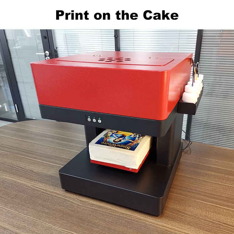 New Design Portable Automatic Colorful Inkjet Printers 3D Food Cake Selfie Coffee Printer Machine