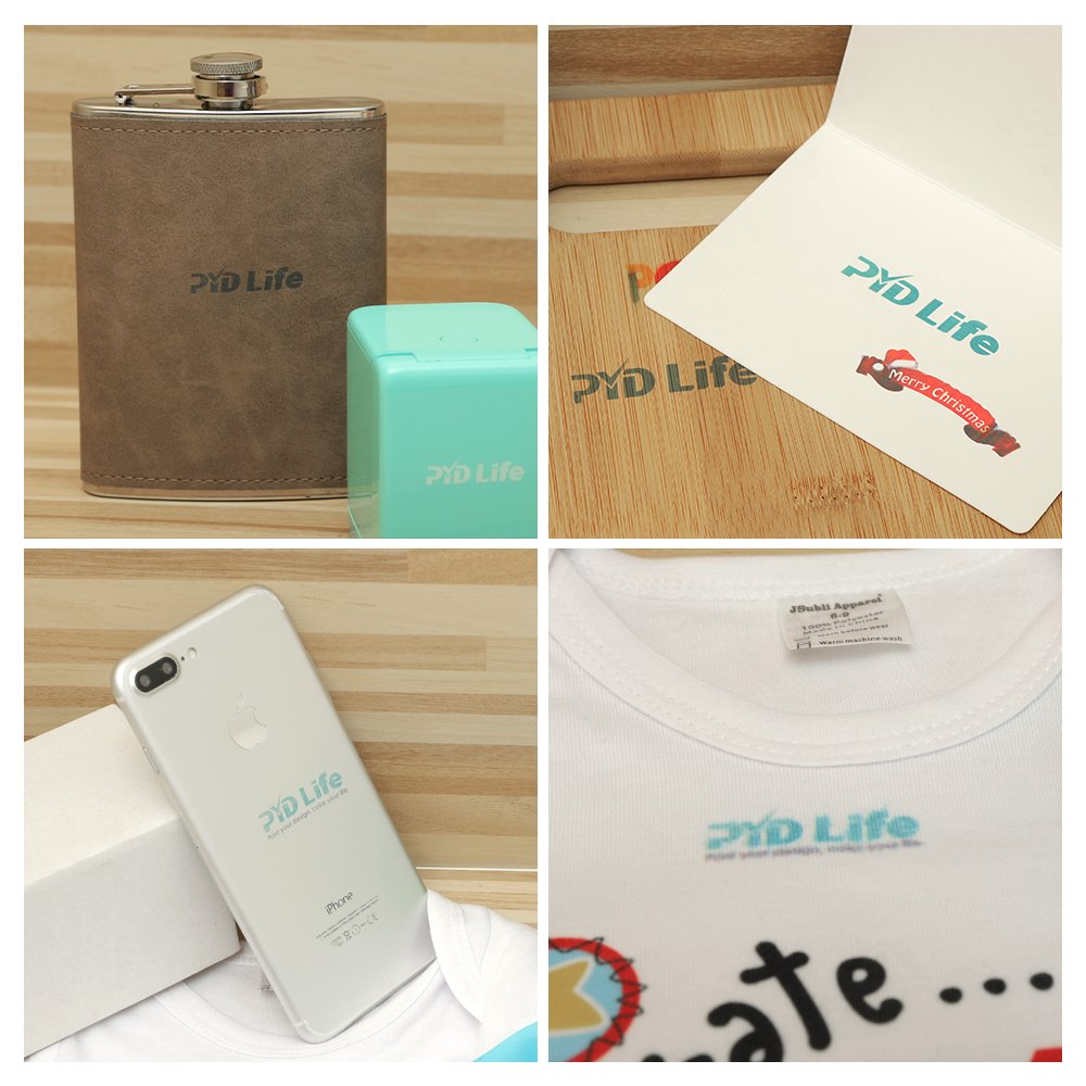 PYD Life Phone Mobile Pocket Small Wireless Hand Digital Inkjet Printers Mini Color Portable Printer